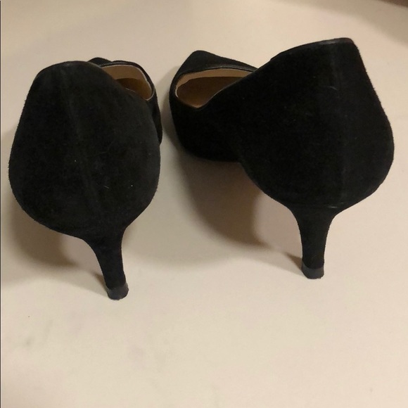 LK Bennett Suede Kitten Heels - Picture 4 of 5
